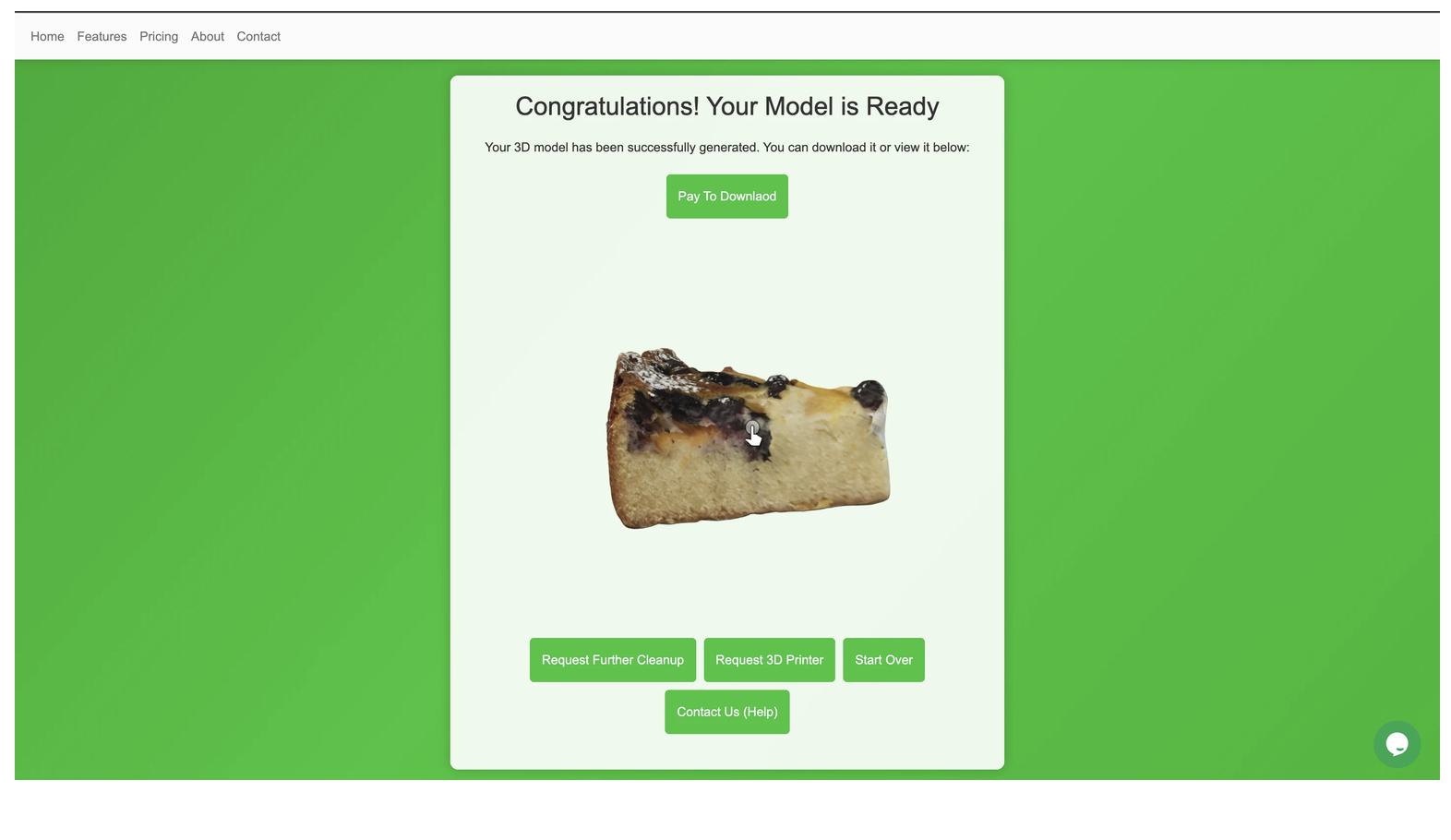 3D Scanner and Model Creator app